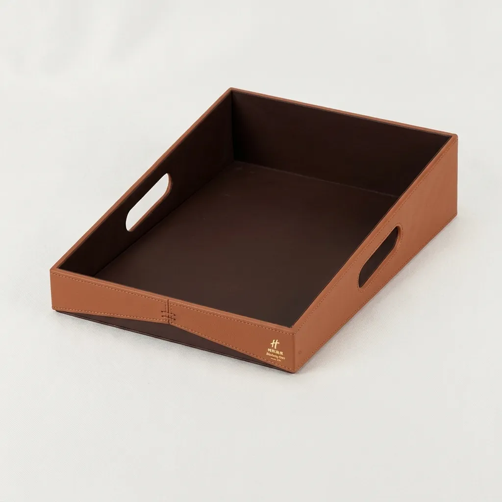 PU Leather 10-Piece Amenities Set with Single Remote Control Holder — LTH-1032 (image 3)