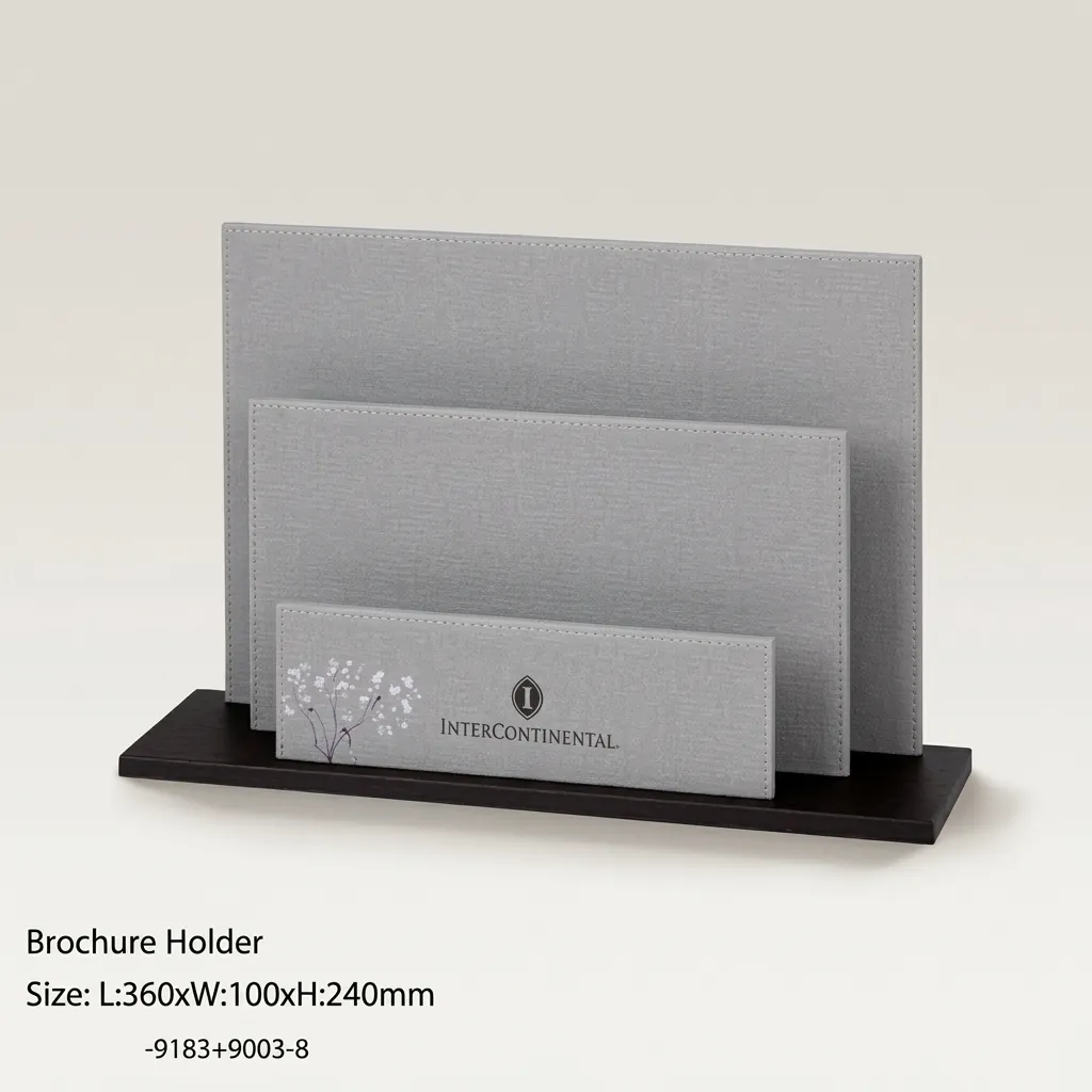 Pu Leather Hotel Amenities 9pcs — LTH-1033 (image 2)