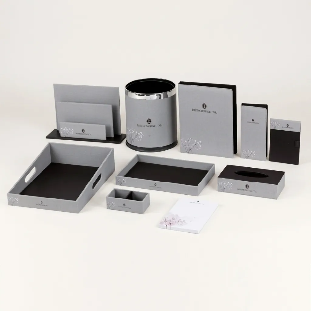 Pu Leather Hotel Amenities 9pcs — LTH-1033 (image 4)