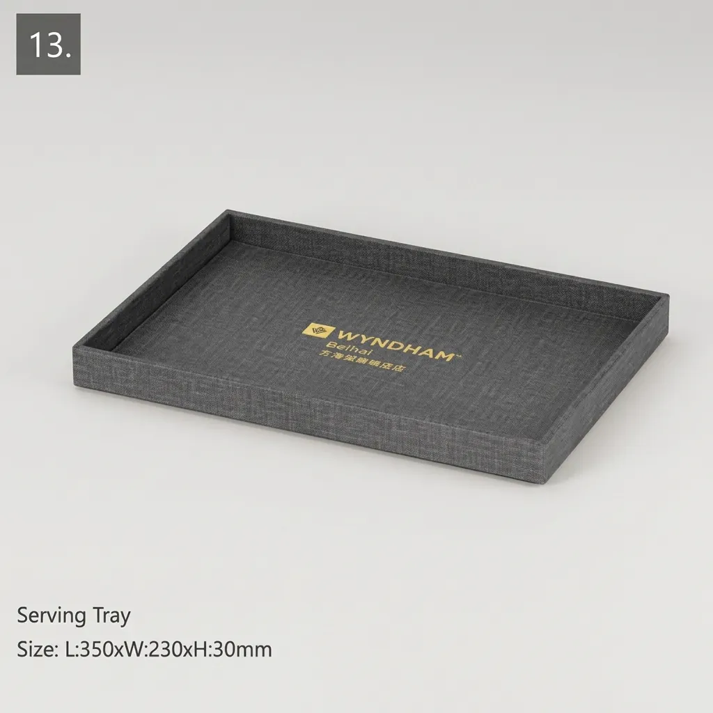 PU Leather 13-Piece Amenities Set with Menu Book — LTH-1034 (image 7)