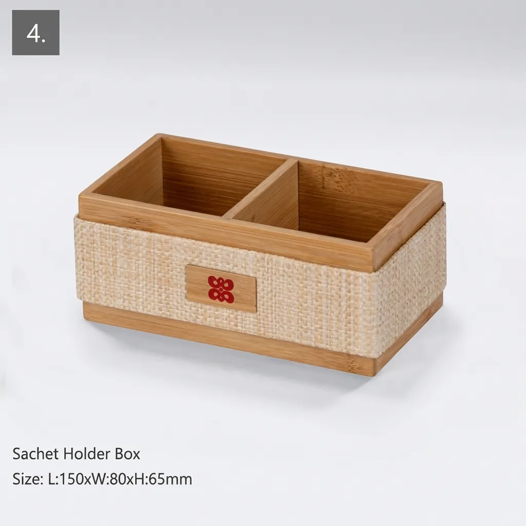 Wood & Pu Leather Hotel Amenities 8pcs — LTH-1035 (image 6)