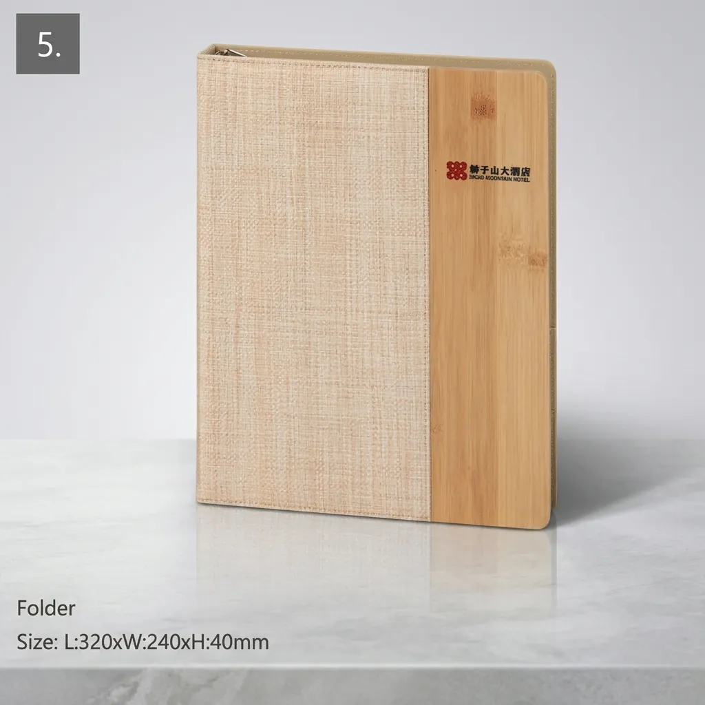 Wood & Pu Leather Hotel Amenities 8pcs — LTH-1035 (image 7)