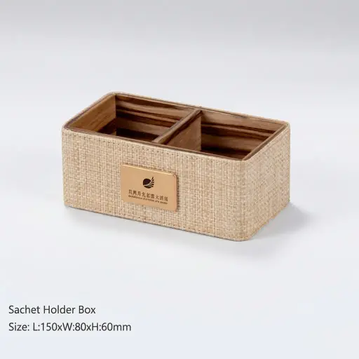 Wood & Pu Leather Hotel Amenities 9pcs — LTH-1036