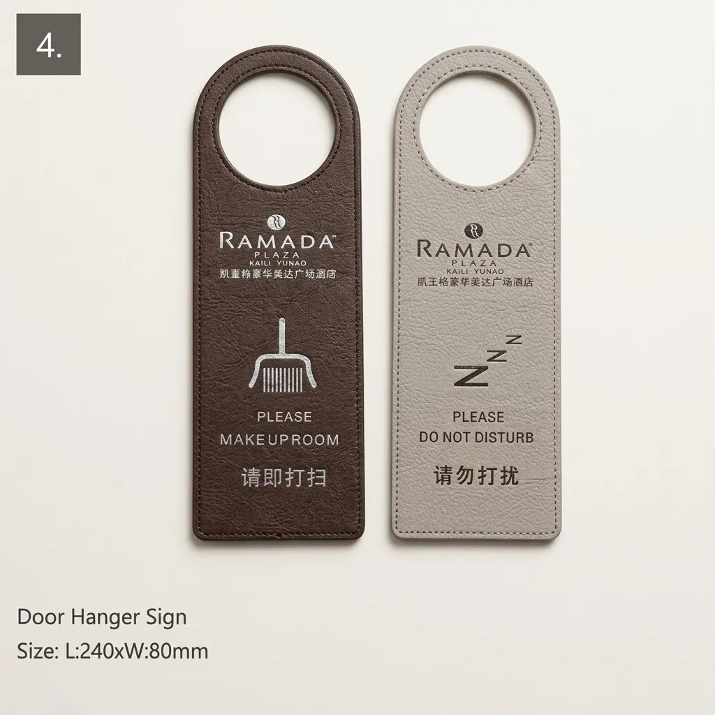 PU Leather 15-Piece Amenities Set with Door Hanger Sign — LTH-1037 (image 14)