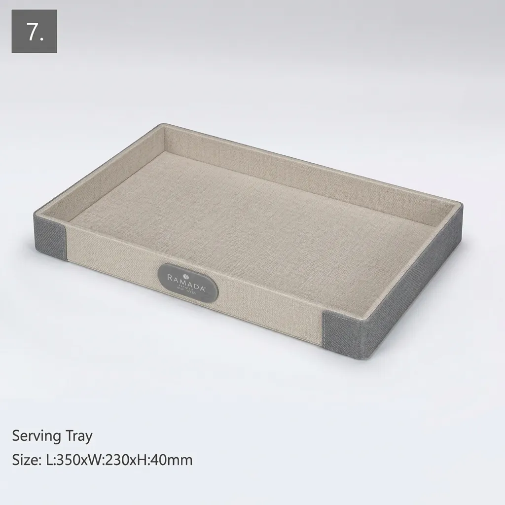 PU Leather 10-Piece Amenities Set with Amenities Tray With Single Drawer — LTH-1038 (image 12)