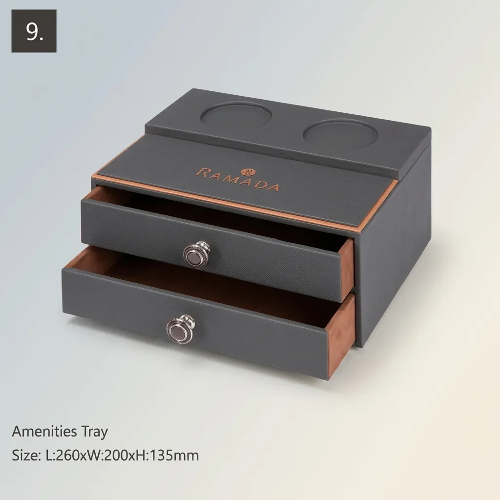 PU Leather 13-Piece Amenities Set [1039] — LTH-1039 (image 2)