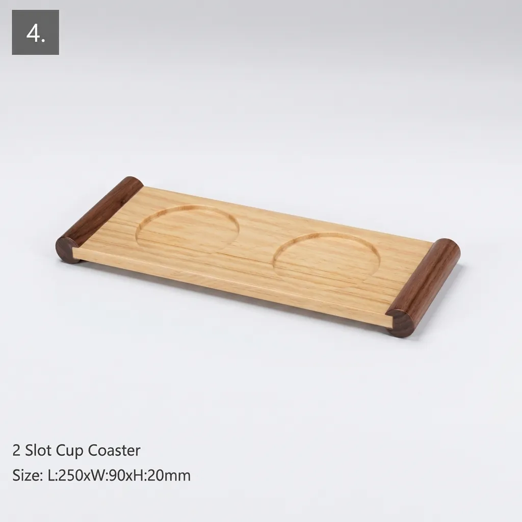 Wooden 8-Piece Amenities Set with Double Sachet Holder Box — LTH-1041 (image 7)