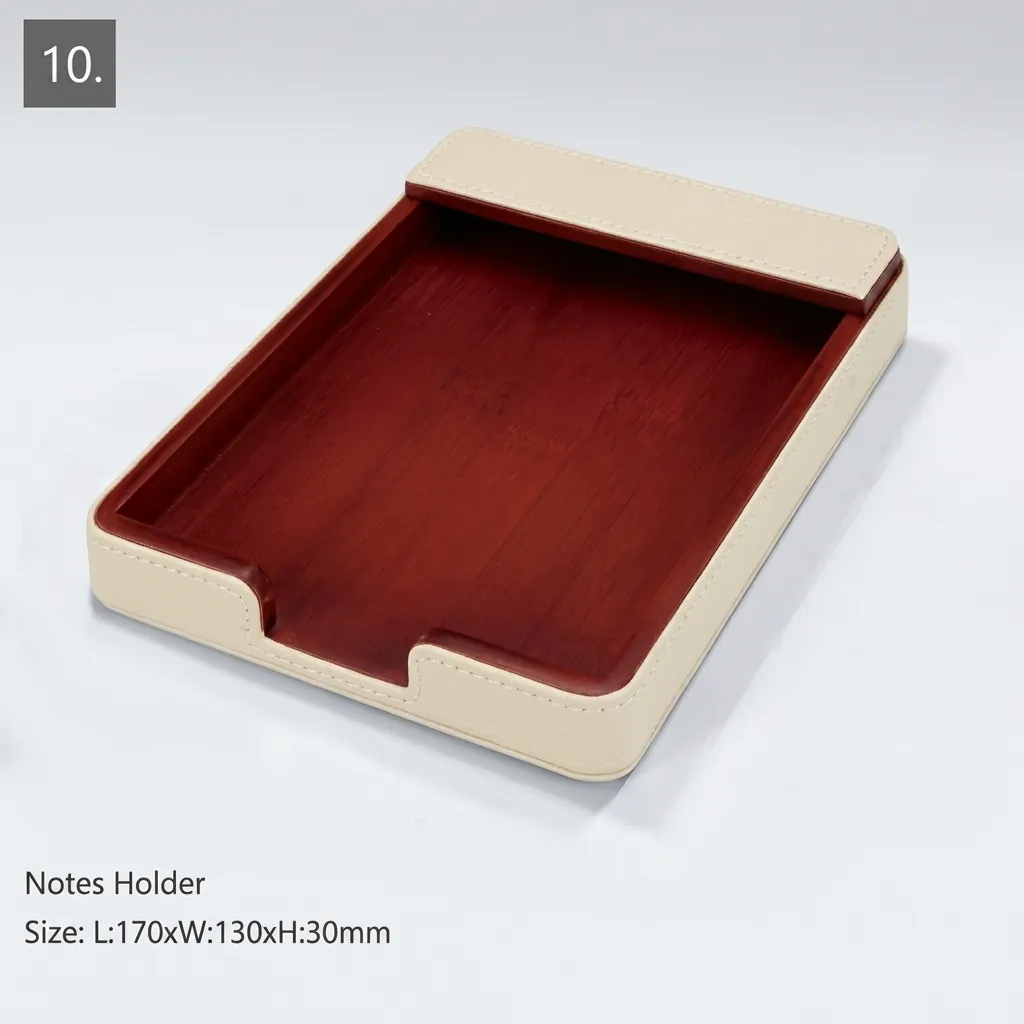 PU Leather 10-Piece Amenities Set with Single Sachet Holder Box — LTH-1043 (image 4)