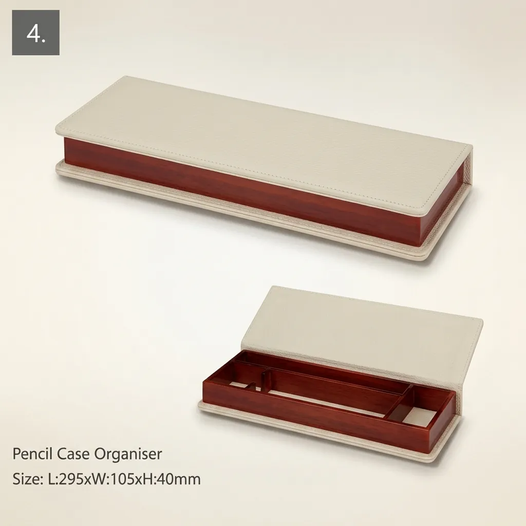 PU Leather 10-Piece Amenities Set with Single Sachet Holder Box — LTH-1043 (image 9)