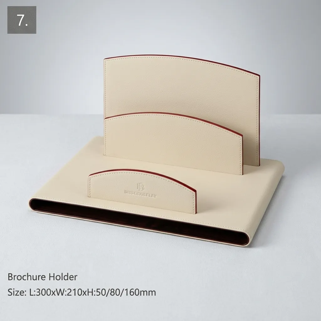 PU Leather 10-Piece Amenities Set with Single Sachet Holder Box — LTH-1043 (image 12)