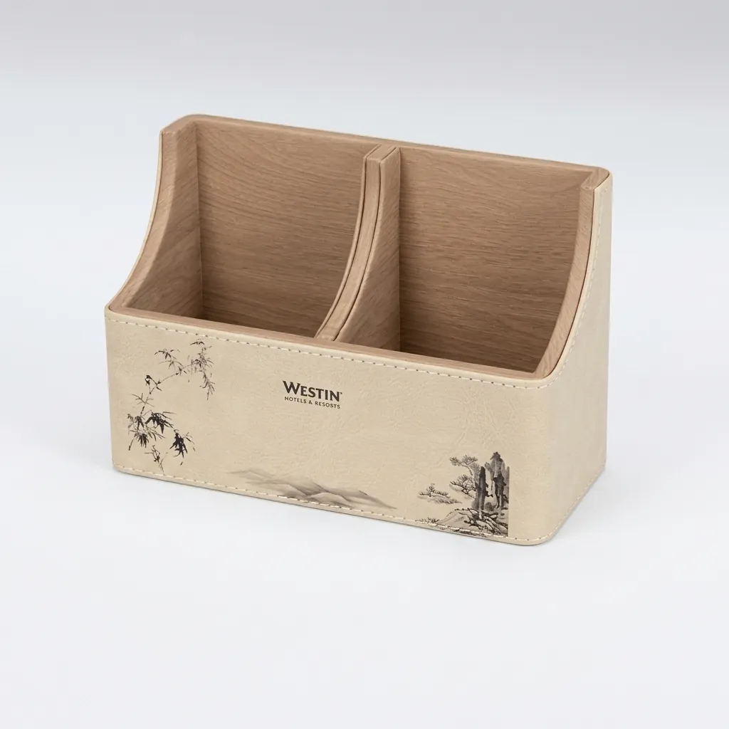 PU Leather 12-Piece Amenities Set with Brochure Holder — LTH-1046 (image 2)