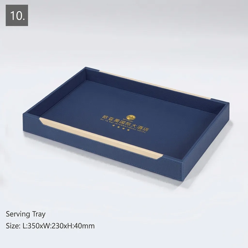 PU Leather 10-Piece Amenities Set with Bill Presenter — LTH-1048 (image 4)