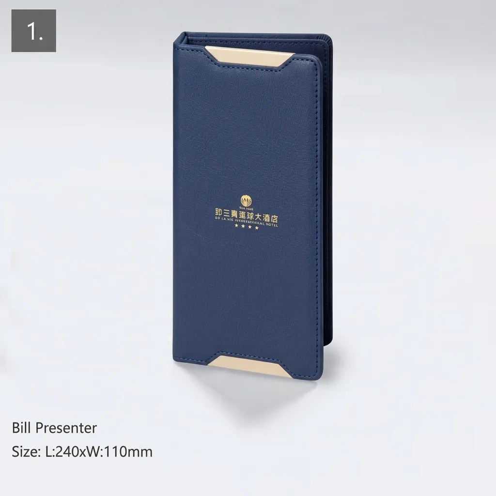 PU Leather 10-Piece Amenities Set with Bill Presenter — LTH-1048 (image 6)