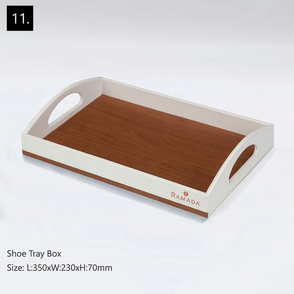 PU Leather 11-Piece Amenities Set with Double Sachet Holder Box With Lid — LTH-1049 (image 5)