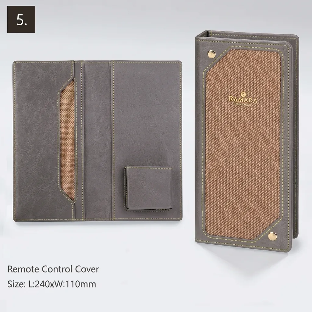 PU Leather 11-Piece Amenities Set with Single Remote Control Holder — LTH-1050 (image 11)