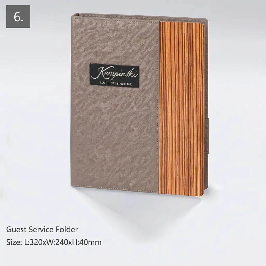 PU Leather 11-Piece Amenities Set with Bill Presenter — LTH-1051 (image 12)