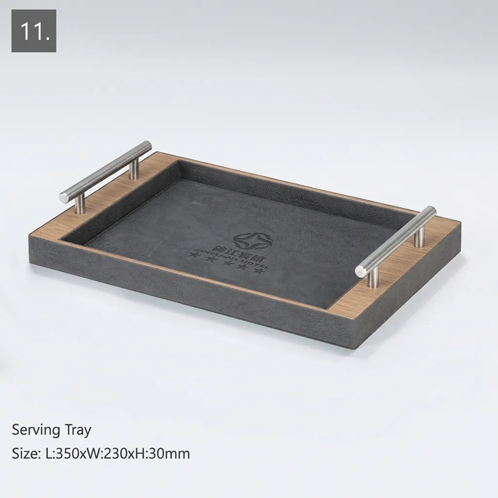 PU Leather 11-Piece Amenities Set with Memo Pad Box — LTH-1052 (image 5)