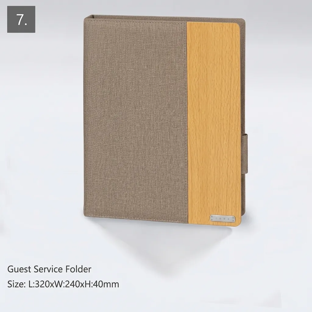 PU Leather 13-Piece Amenities Set with Brochure Holder — LTH-1053 (image 15)