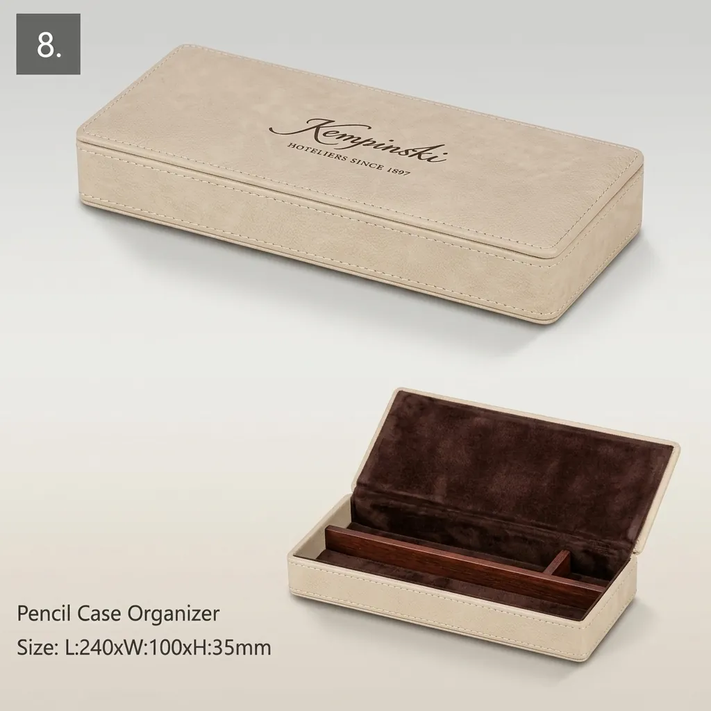 PU Leather 13-Piece Amenities Set [1054] — LTH-1054 (image 2)