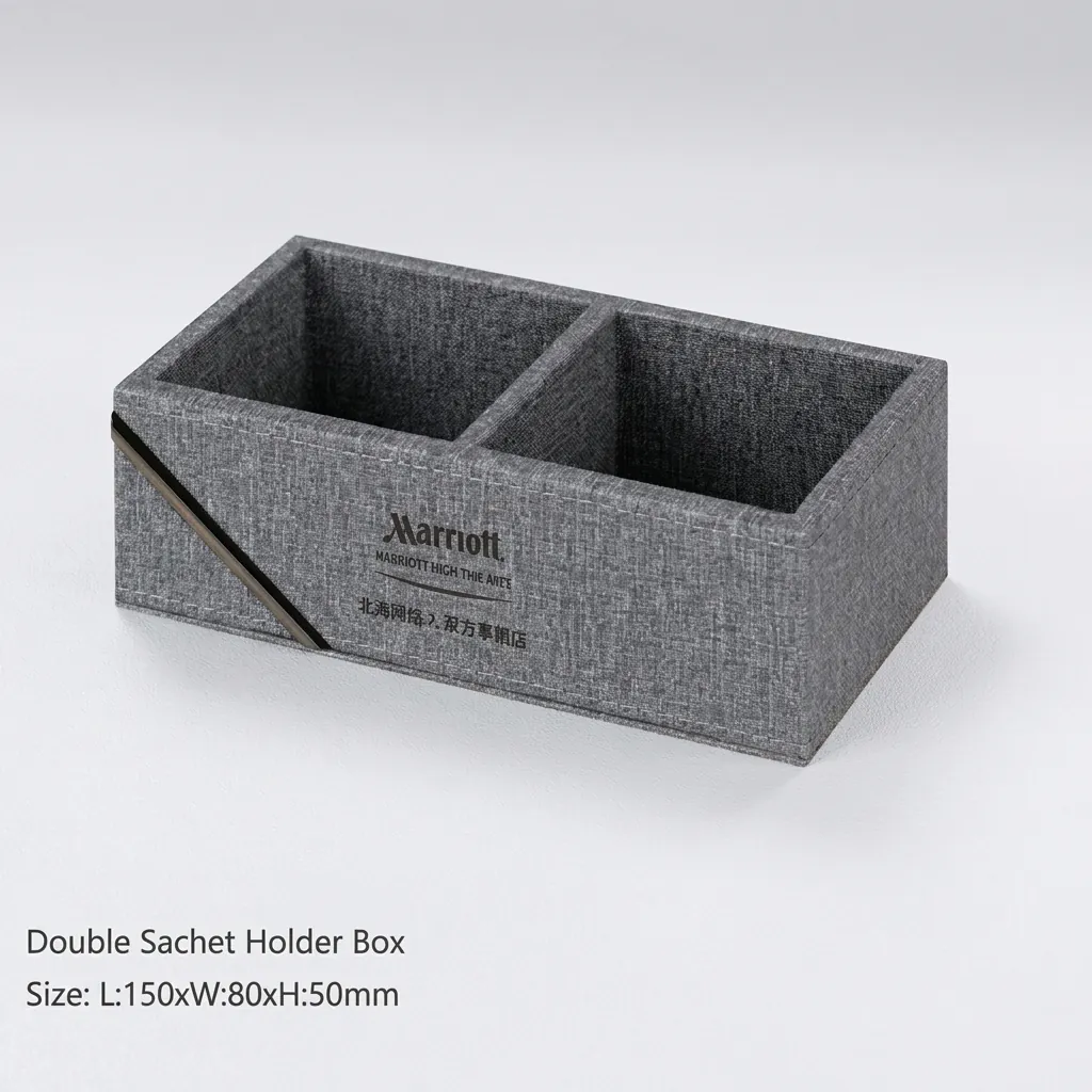 PU Leather 13-Piece Amenities Set with Shoe Box Tray — LTH-1055 (image 2)