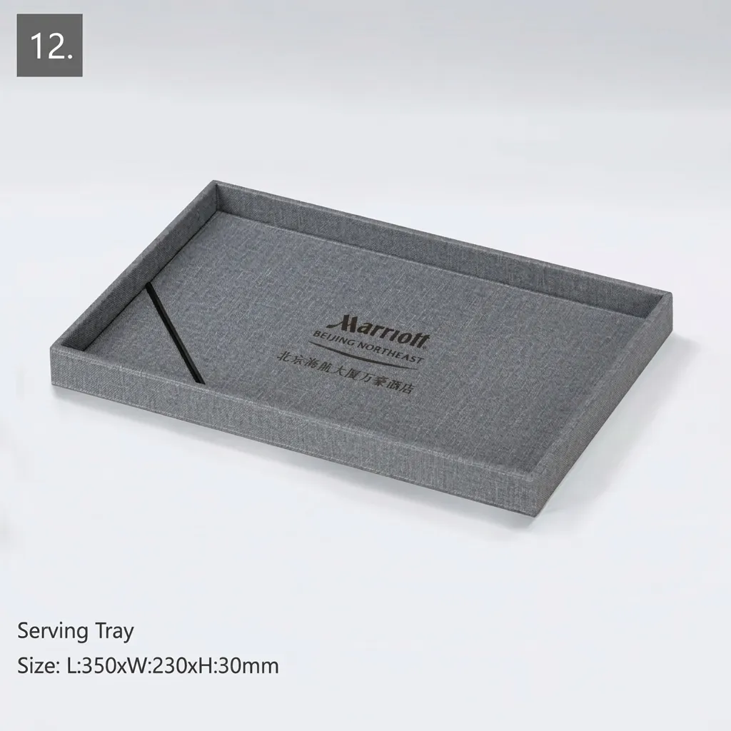 PU Leather 13-Piece Amenities Set with Shoe Box Tray — LTH-1055 (image 6)