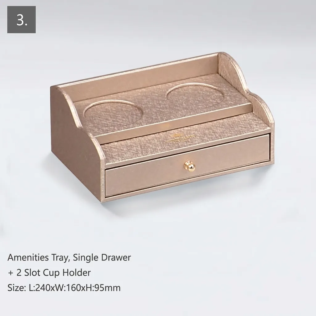 Pu Leather Hotel Amenities 18pcs — LTH-1056 (image 16)