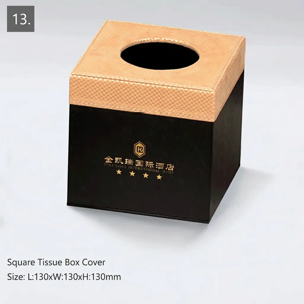 PU Leather 16-Piece Amenities Set with Double Sachet Tray Box — LTH-1057 (image 7)
