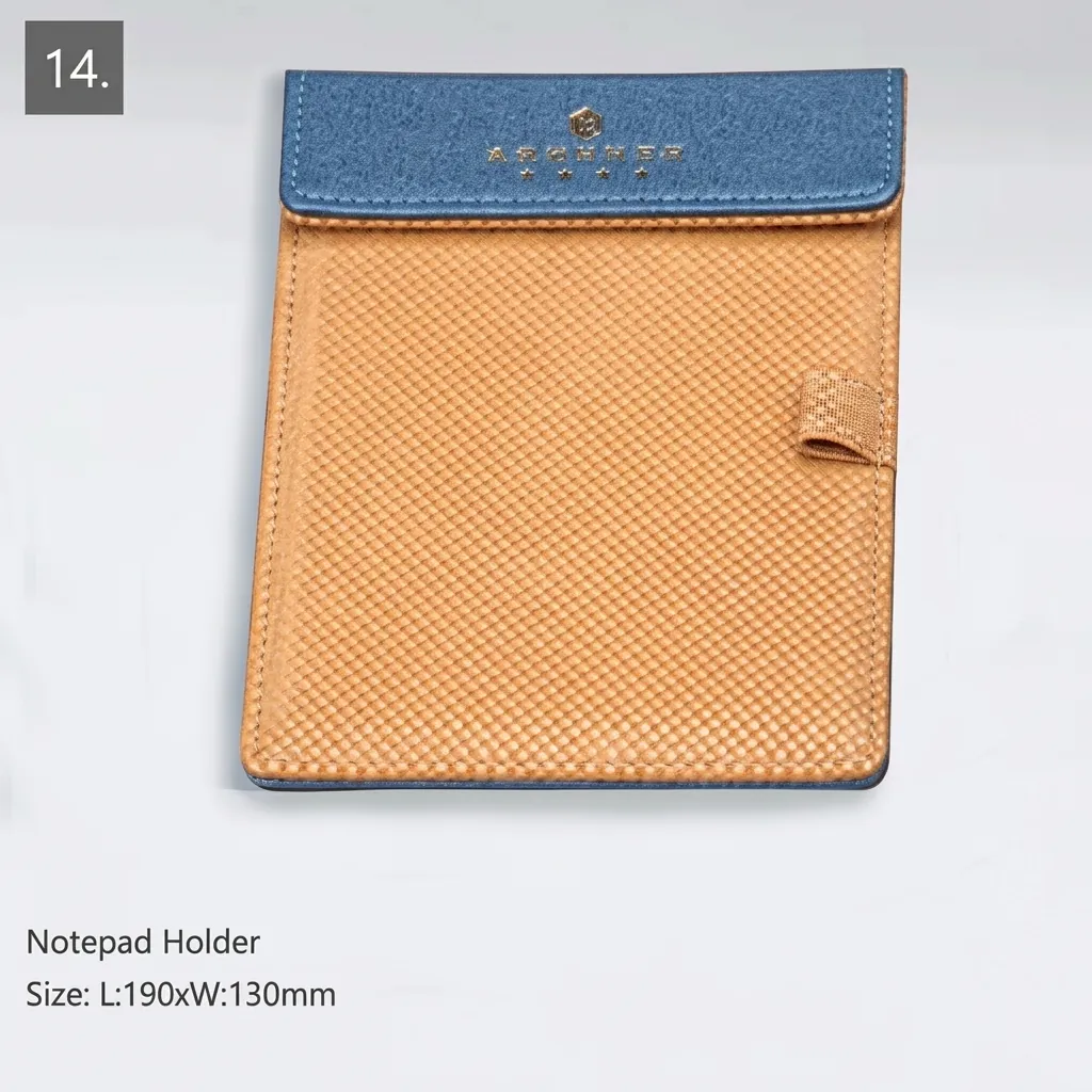 PU Leather 16-Piece Amenities Set with Service Folder With Clip — LTH-1058 (image 8)
