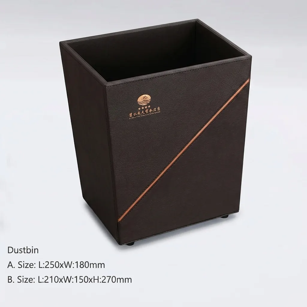 PU Leather 12-Piece Amenities Set with Amenities Tray With Single Drawer [1059]… (image 9)