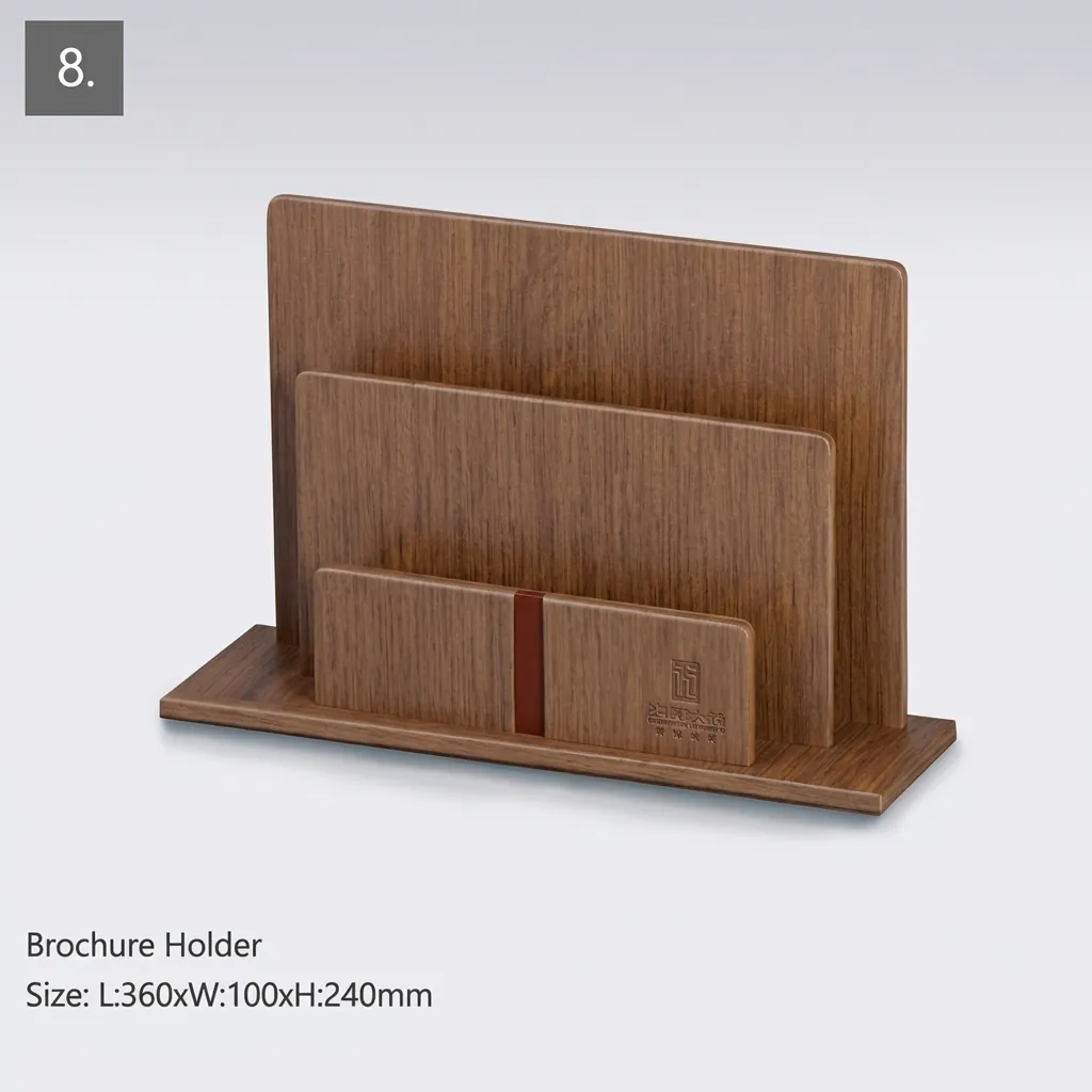 PU Leather 16-Piece Amenities Set with Guest Service Folder — LTH-1062 (image 2)