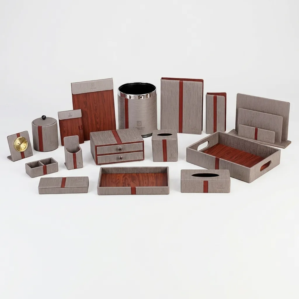 PU Leather 16-Piece Amenities Set with Guest Service Folder — LTH-1062 (image 11)