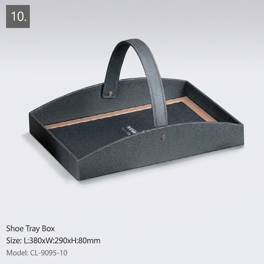 PU Leather 17-Piece Amenities Set with Pencil Case Organizer — LTH-1063 (image 4)