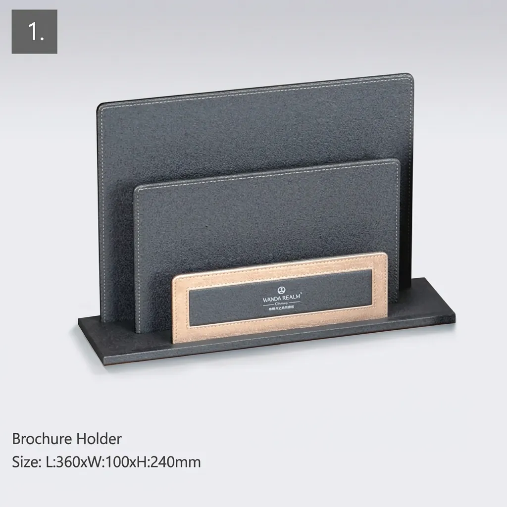 PU Leather 17-Piece Amenities Set with Pencil Case Organizer — LTH-1063 (image 13)