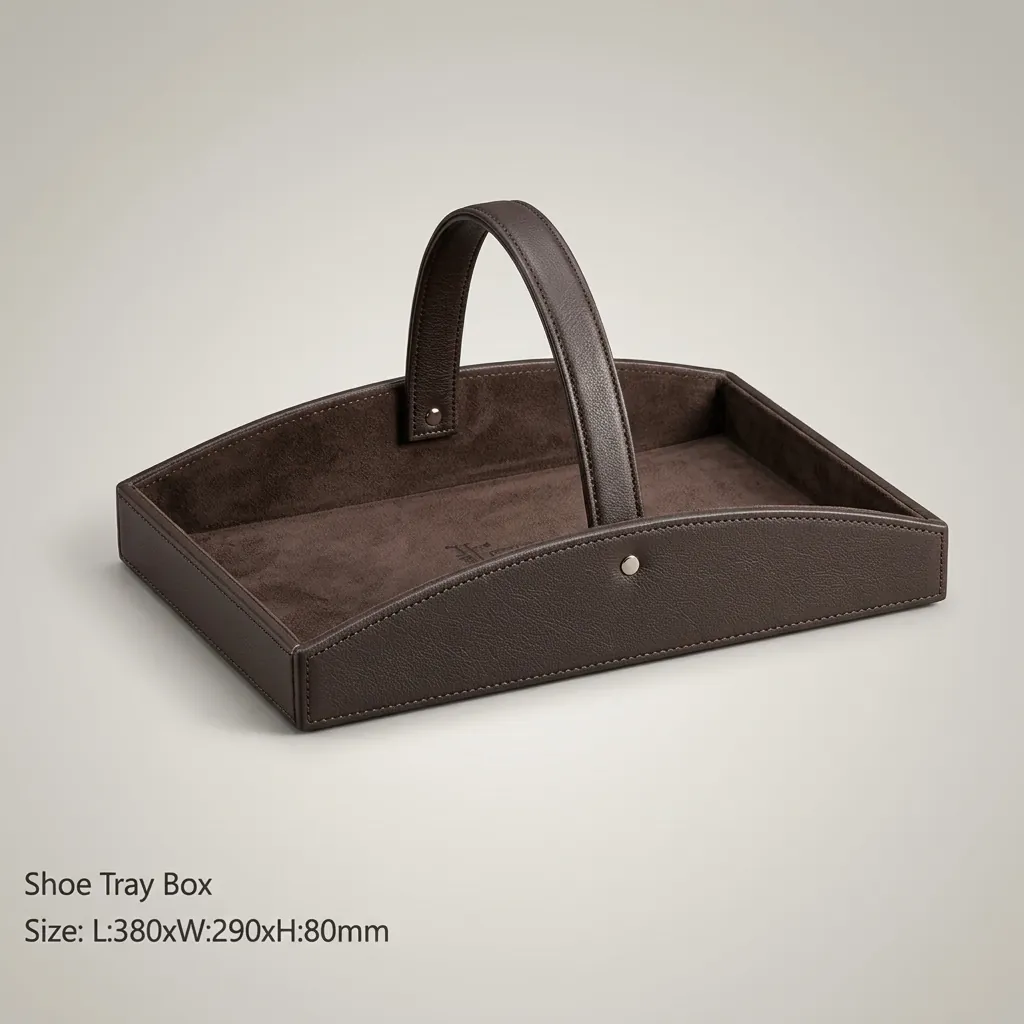PU Leather 15-Piece Amenities Set with Sachet Holder Box With 3 Compartment — LTH-1064 (image 3)