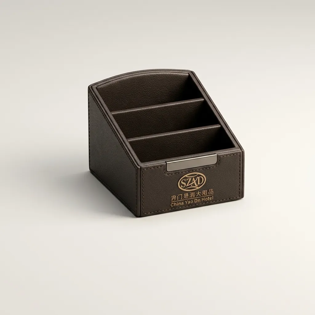 PU Leather 15-Piece Amenities Set with Sachet Holder Box With 3 Compartment — LTH-1064 (image 17)