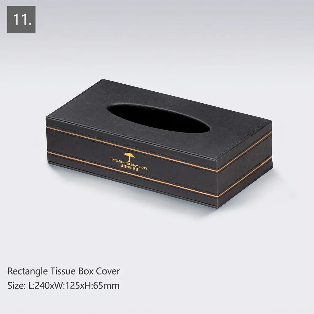 PU Leather 15-Piece Amenities Set with Shoe Tray Box — LTH-1068 (image 5)