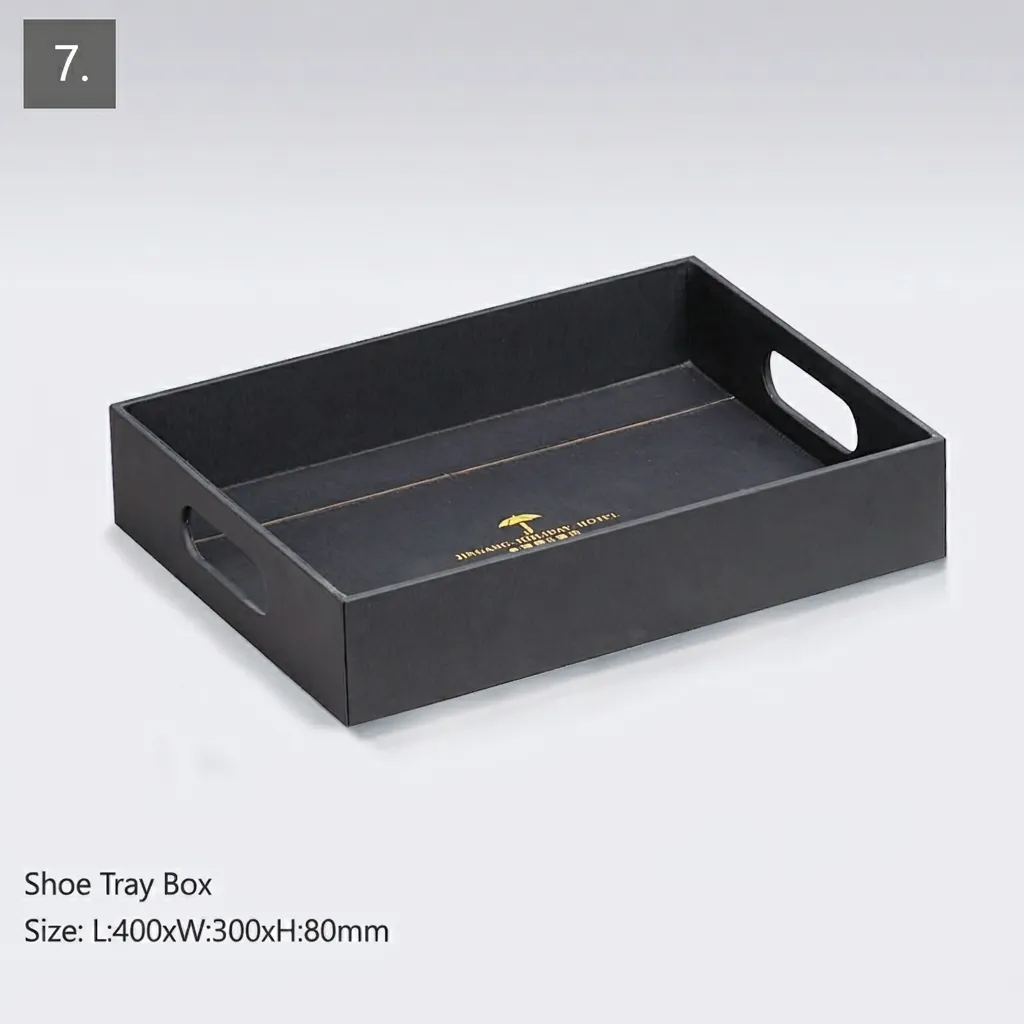 PU Leather 15-Piece Amenities Set with Shoe Tray Box — LTH-1068 (image 17)