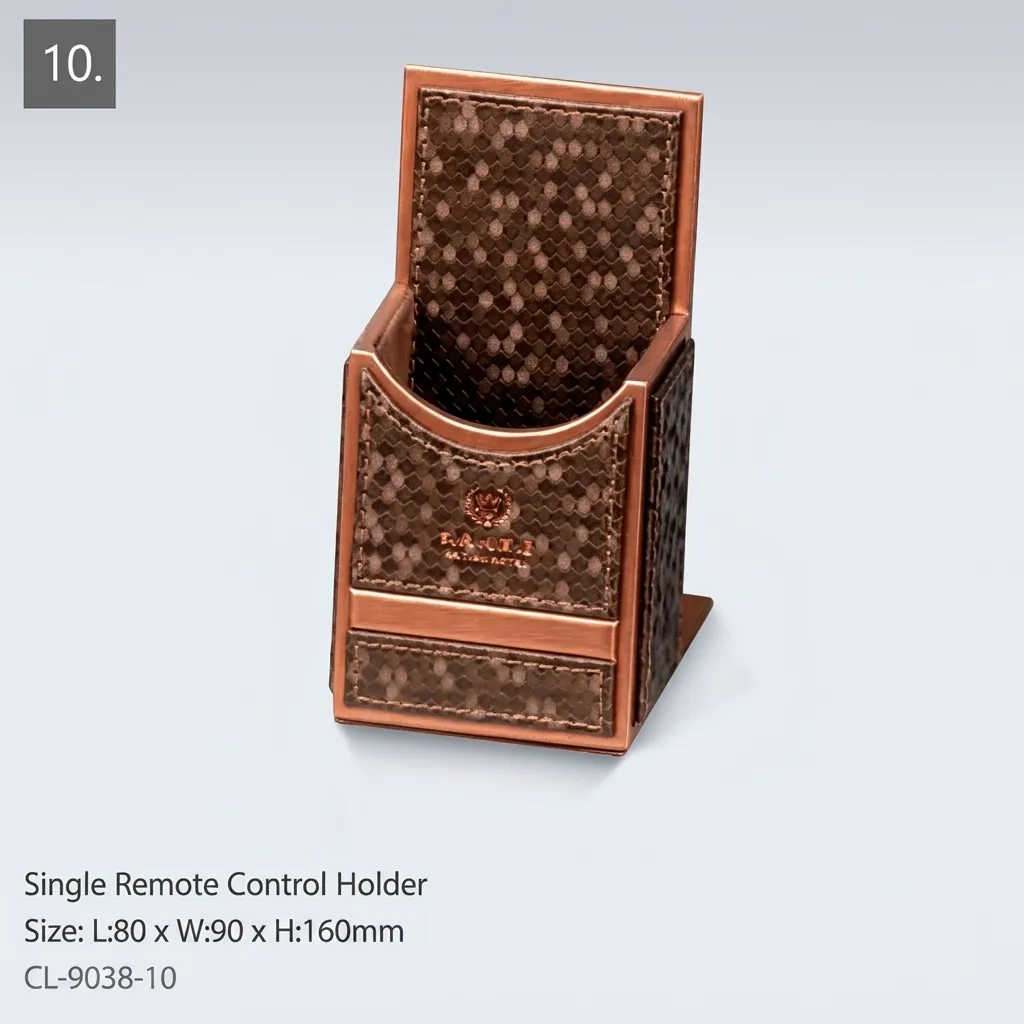 PU Leather 16-Piece Amenities Set with Sachet Holder Box With 3 Compartment — LTH-1071 (image 4)