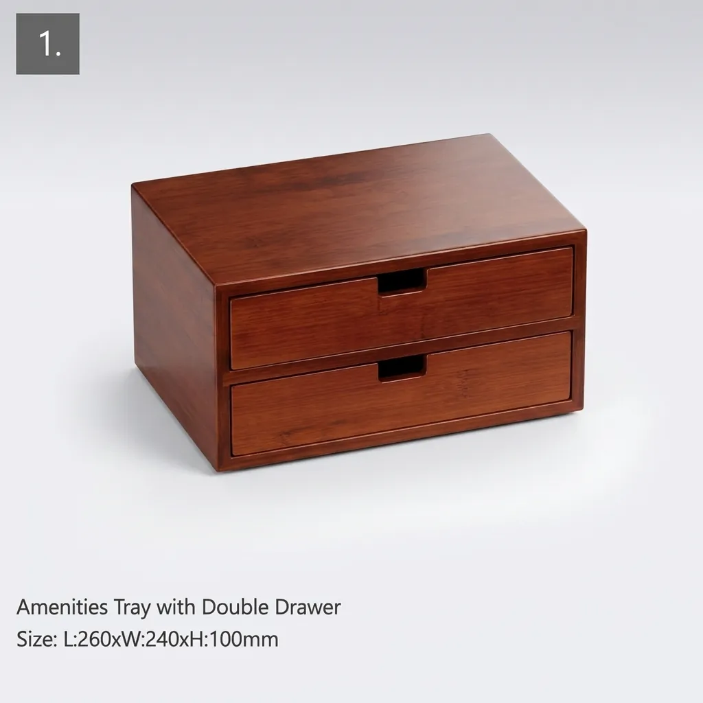 Wooden Hotel Amenities 6pcs — LTH-1073 (image 3)