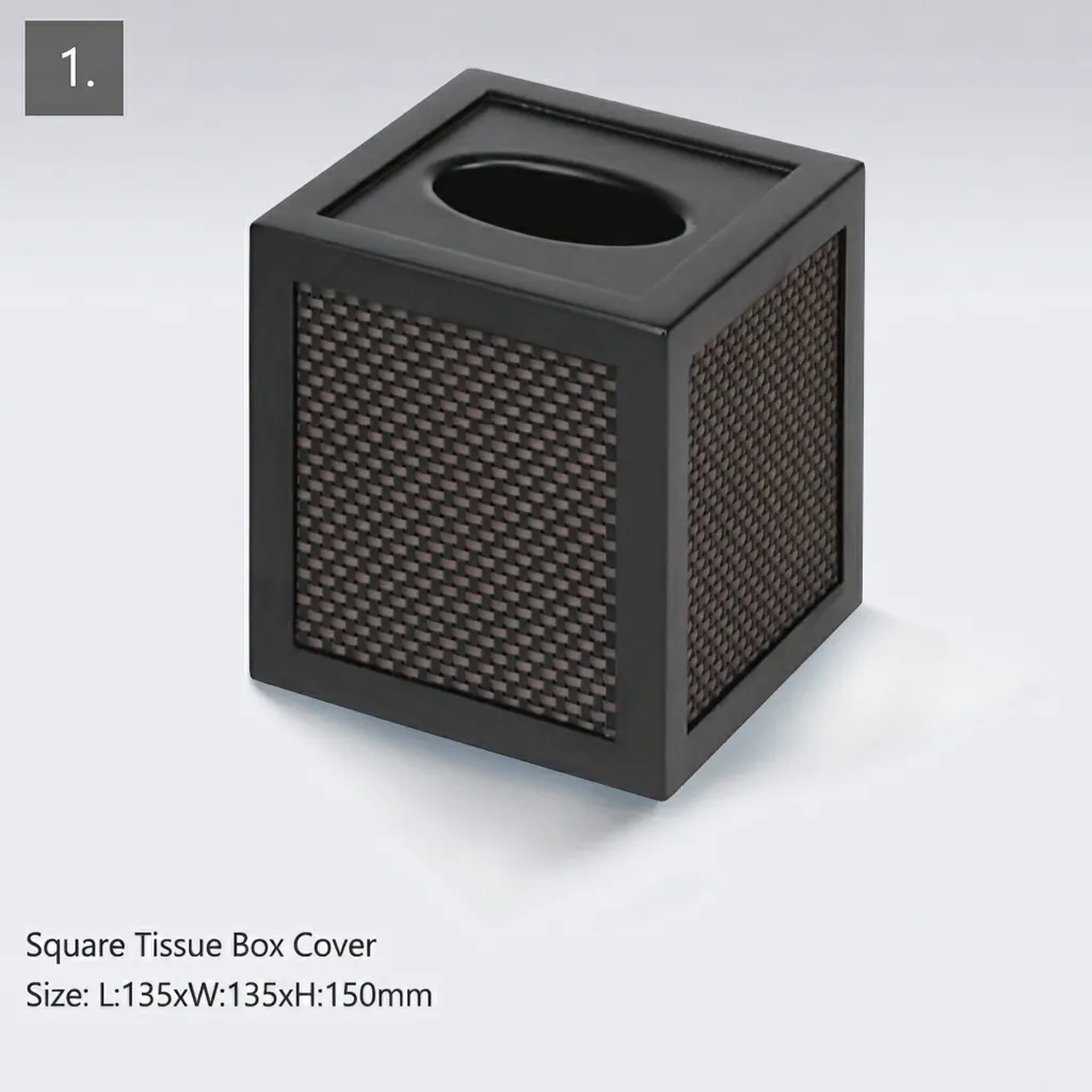 Wood & Pu Leather Hotel Amenities 3pcs — LTH-1074 (image 3)