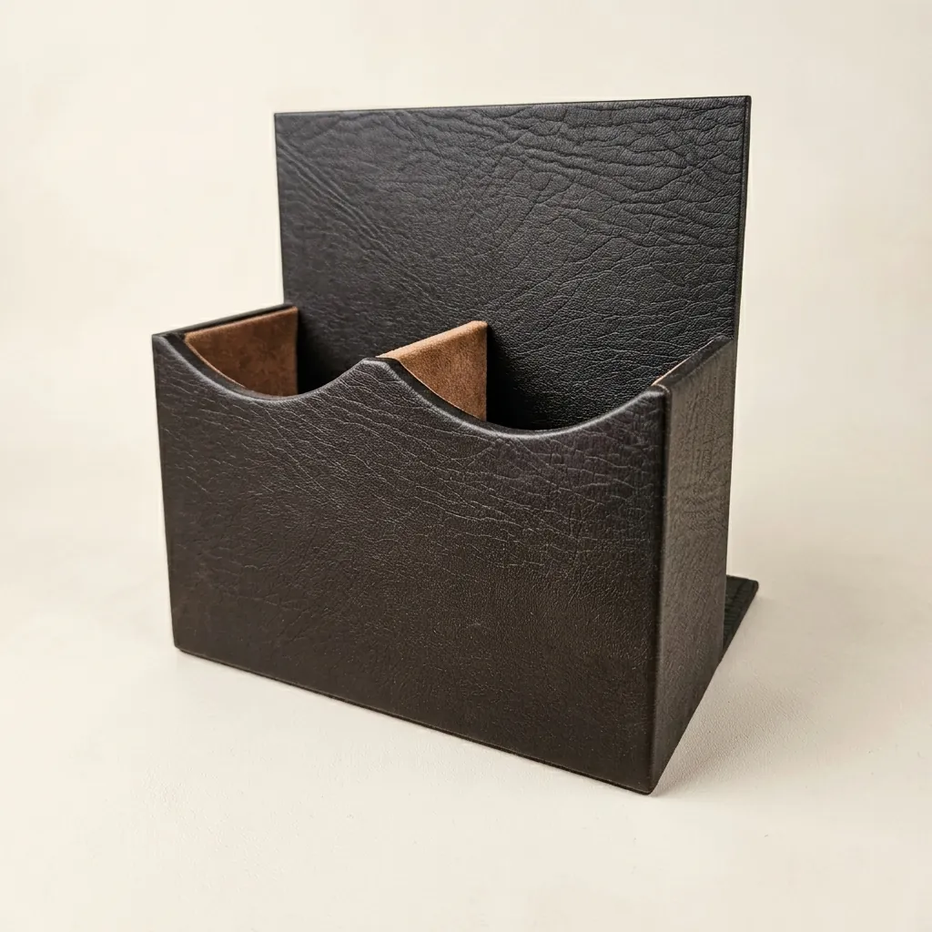 Pu Leather Double Remote Control Holder — LTH-1077 (image 2)