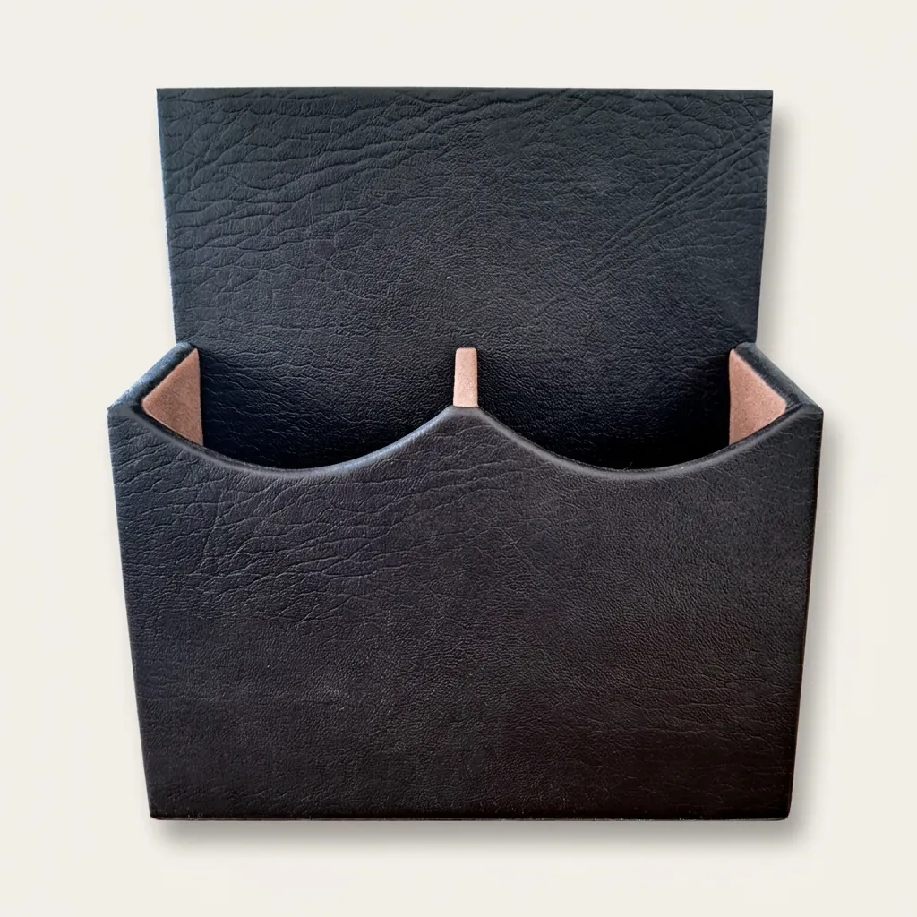 Pu Leather Double Remote Control Holder — LTH-1077 (image 4)
