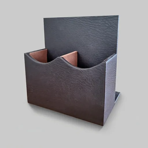 Pu Leather Double Remote Control Holder — LTH-1077