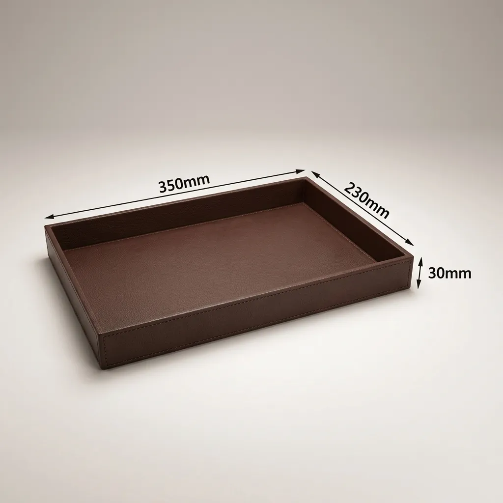 Pu Leather Rectangular Serving Tray — LTH-1078 (image 3)