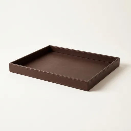 Pu Leather Rectangular Serving Tray — LTH-1078