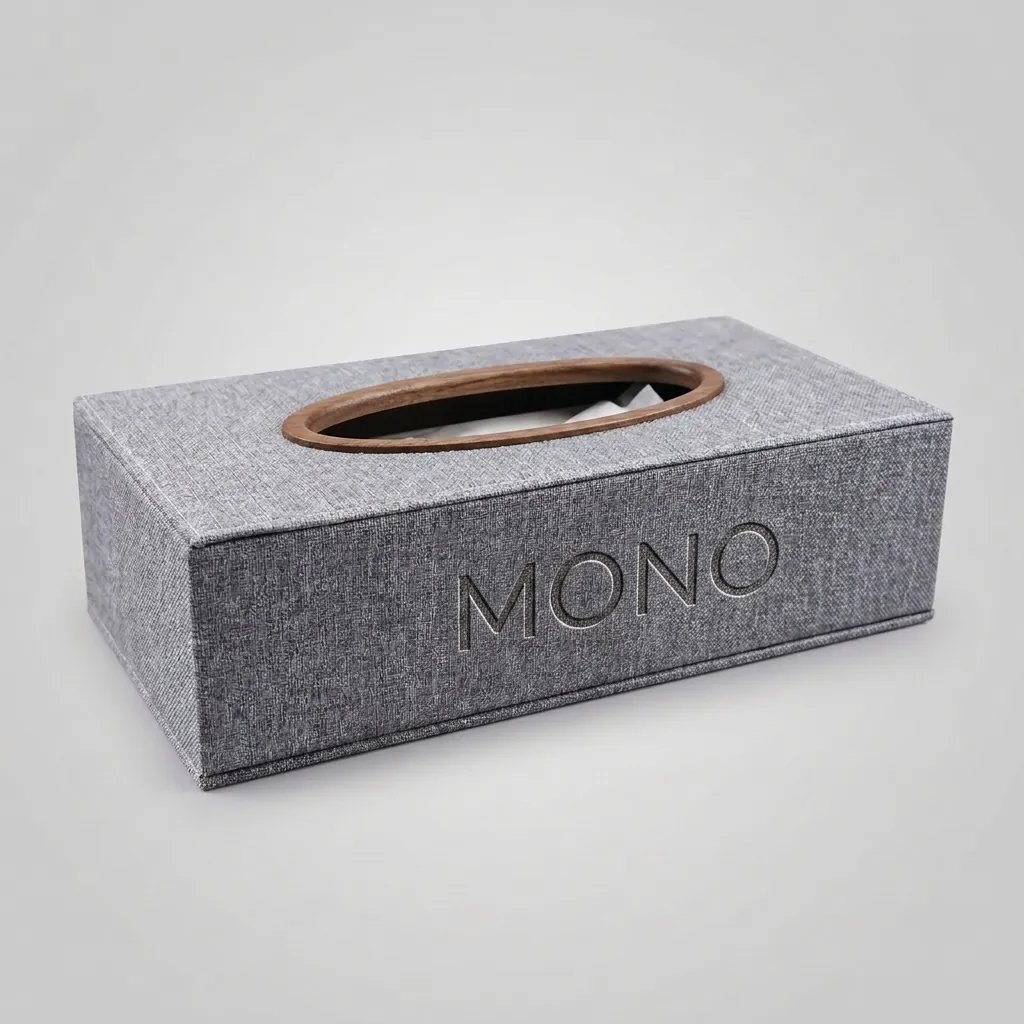 Rectangular Linen Tissue Box Cover — LTH-1080 (image 1)