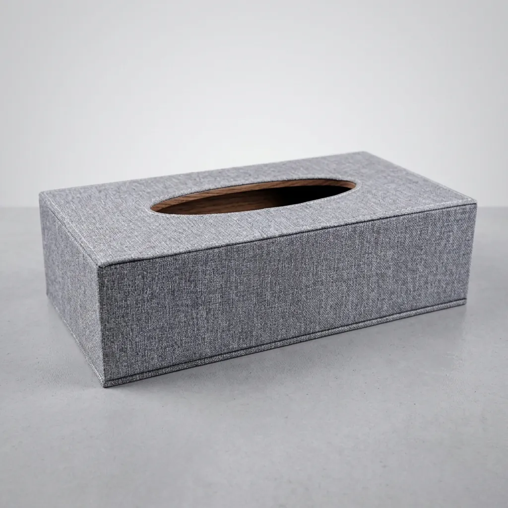 Rectangular Linen Tissue Box Cover — LTH-1080 (image 2)