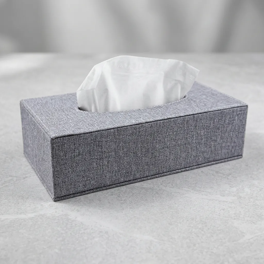 Rectangular Linen Tissue Box Cover — LTH-1080 (image 3)