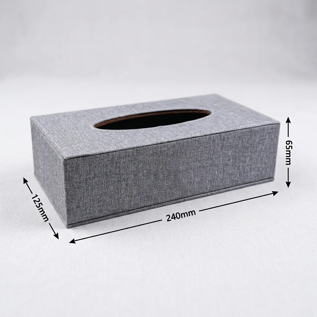 Rectangular Linen Tissue Box Cover — LTH-1080 (image 4)