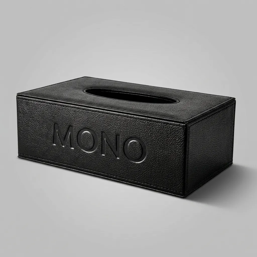 Rectangular Pu Leather Tissue Box Cover — LTH-1081 (image 1)